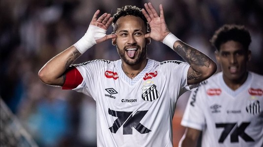 Dat accidentat şi indisponibil până în 2026, Neymar a făcut spectacol într-un meci: "Mă supără accidentarea, dar trebuie să o salvăm pe Santos de la retrogradare"