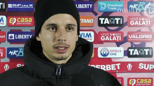 Juri Cisotti, mesaj pentru fanii Oţelului după ce a semnat cu FCSB: "A fost un drum foarte frumos. Îmi pare rău"