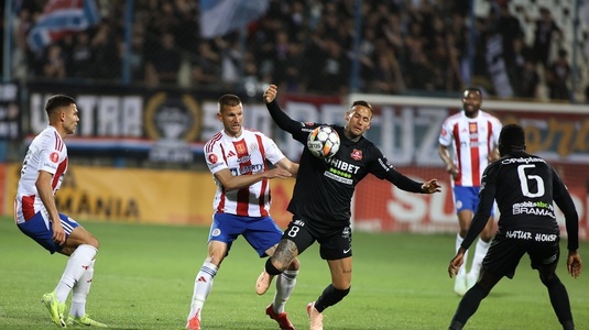 VIDEO | Oţelul - Hermannstadt 1-2. Sibienii au întors scorul după pauză şi au devenit lideri în play-out. Laszlo Balint, primul eşc la Galaţi