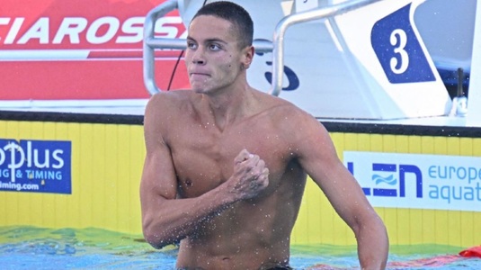David Popovici, principala atracţie la CM de înot pentru juniori: ”Toţi ochii vor fi aţintiţi pe el”