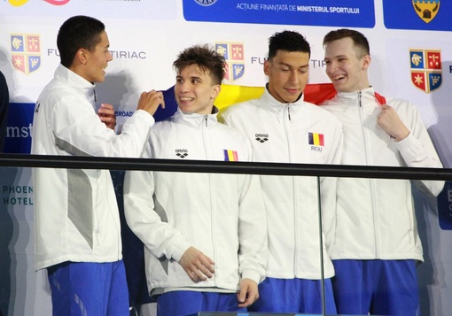 La un pas de aurul mondial! Condusă de David Popovici, echipa masculină a României s-a calificat de pe primul loc în finala la ştafetă 4x100 m