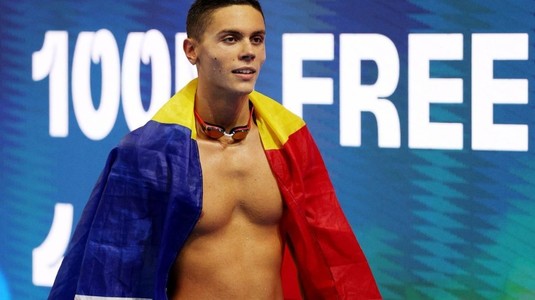 David Popovici a fost sincer după aurul cucerit la 100 de metri liber, la Paris: "Un pic mai bun rusul pe prima parte a cursei"