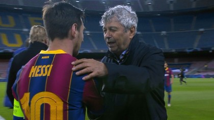 Reacţia lui Mircea Lucescu după înfrângerea cu Barcelona: ”Am fi meritat cel puţin o remiză!”. Remarcatul lui ”Il Luce”