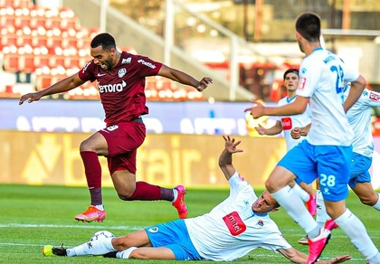 VIDEO | CFR Cluj a învins cu turaţiile la minim Borac Banja, în tur. Ardelenii, avantaj de două goluri înaintea returului  