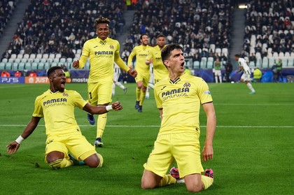 VIDEO | Villarreal a produs marea surpriză şi s-a calificat în sferturi după ce a spulberat-o pe Juventus! Chelsea s-a impus şi în retur cu Lille