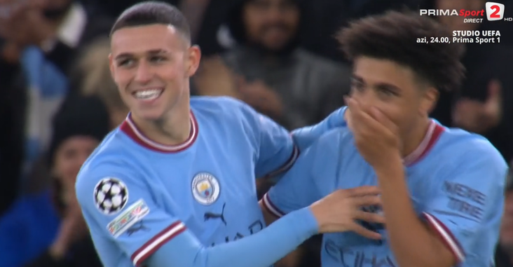 VIDEO | Ce seară pentru Rico Lewis! La 17 ani a marcat în Champions League pentru City