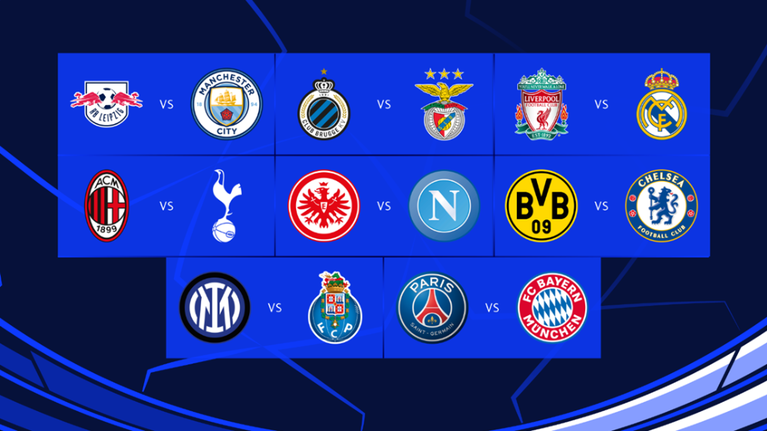 Tragerea la sorţi a ”optimilor” UEFA Champions League | PSG - Bayern şi Liverpool - Real Madrid sunt cele mai tari dueluri