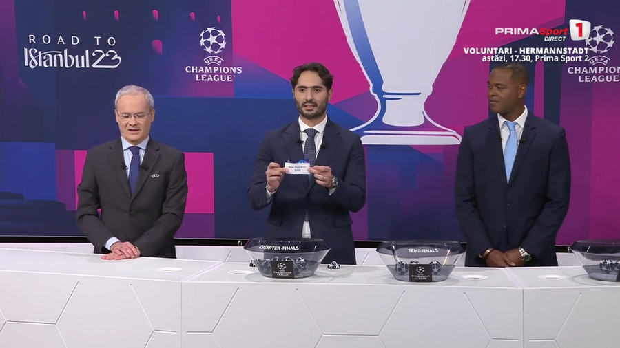 VIDEO ǀ Breaking News! Se ştiu sferturile de finală din Champions League: Manchester City va da piept cu Bayern Munchen, Real Madrid se duelează din nou cu Chelsea. Cum pot arăta semifinalele