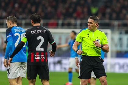 Italienii anunţă o situaţie dificilă pentru Istvan Kovacs după meciul AC Milan - Napoli: ”Sunt greşeli prea mari. Va fi exclus de la UEFA!”