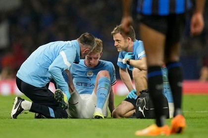 VIDEO ǀ Lovitură dură pentru Guardiola! L-a pierdut pe De Bruyne în prima repriză a finalei cu Inter