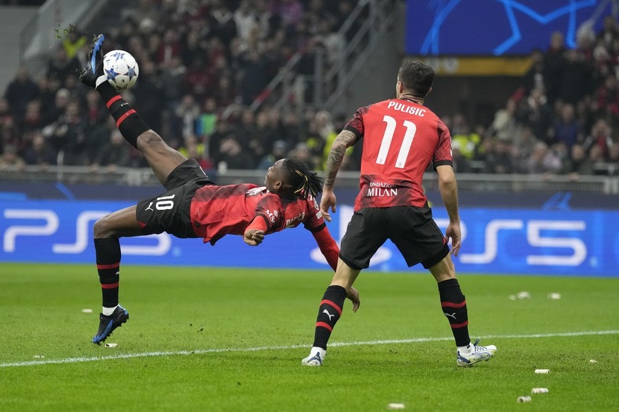 VIDEO | Rafa Leao, reuşită acrobatică în poarta lui PSG