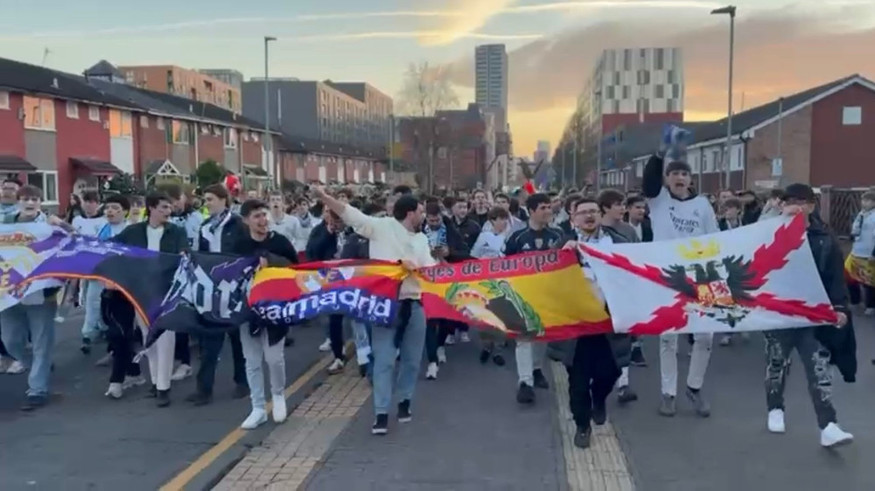 FOTO/VIDEO EXCLUSIV | Atmosferă incendiară pe străzile din Manchester înainte de City - Real Madrid