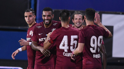 Petrescu style! VIDEO | CFR bate ŢSKA, 2-0, cu goluri din fază fixă şi penalty, şi devine lider în Grupa A, la egalitate cu AS Roma