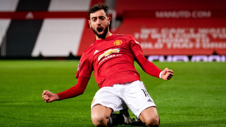 Bruno Fernandes, omul decisiv al finalei Europa League? Portughezul are un sezon de vis la Manchester United şi este lider în clasamentul întocmit de UEFA