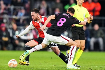 Feyenoord se impune la limită cu AS Roma, în manşa tur din sferturile de finală ale Europa League