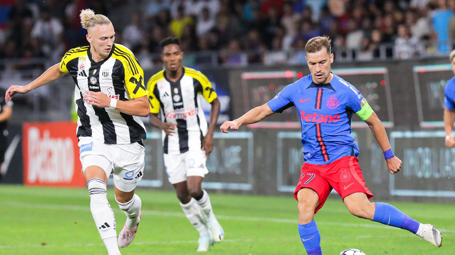 FCSB - LASK Linz 1-0. Geniul lui Olaru o duce pe FCSB în Europa League