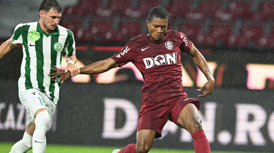 VIDEO | CFR Cluj - Paksi 3-0. Ploaia aduce belşug în Gruia