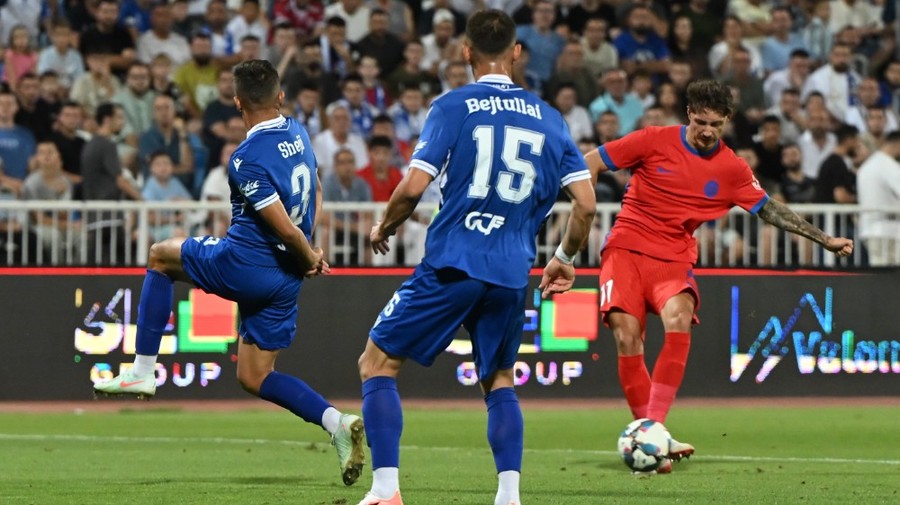 Drita - FCSB 1-3. Campioana României se califică în play-off-ul Europa League