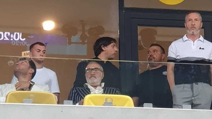 VIDEO | Spectator de seamă pentru FCSB! Gigi Becali s-a ţinut de cuvânt şi a fost prezent pe Arena Naţională la returul cu Aberdeen