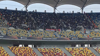 EXCLUSIV | Fanii celor de la Bologna iau cu asalt Arena Naţională. Italienii au venit în număr mare 