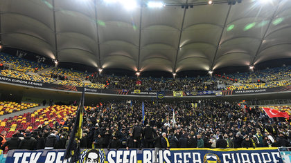 Sancţiuni aplicate de Jandarmerie la meciul FCSB - Fenerbahce 