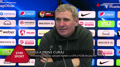 VIDEO | HAGI LE-A DAT PRIME LA JUCĂTORI PENTRU CALIFICAREA MIRACULOASĂ ÎN PLAY-OFF