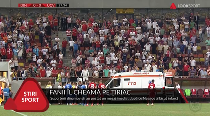 VIDEO | FANII ÎL CHEAMĂ PE ŢIRIAC