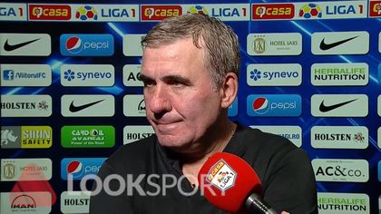 Viaţa în play-out pentru Hagi: "Trebuie să arătăm că suntem buni! Uităm câte puncte avem"