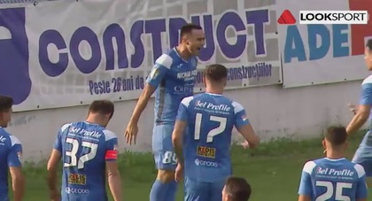 VIDEO | Gol memorabil marcat în derby-ul Ilfovului. Adrian Şut a finalizat cu o execuţie simplă o fază cum rar se vede în Liga 1