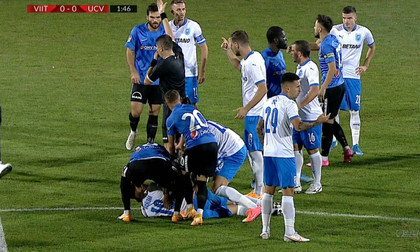 "M-am speriat, sincer!" Momente de panică pentru Bergodi după accidentarea lui Cicâldău: "Credea că putea să mai joace..."