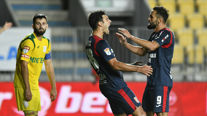 VIDEO | FC Hermannstadt face încă un meci bun şi trece de Chindia cu 3-1, după ce a fost condusă 