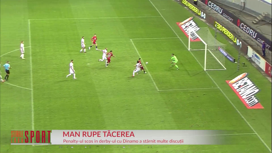 "Am văzut reluările, am văzut că atinge mingea, dar..." VIDEO | Cum explică Dennis Man faza penalty-ului primit cu Dinamo