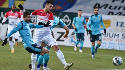 VIDEO | Hermannstadt – Chindia 1-1. Opt meciuri consecutive fără eşec pentru echipa din Târgovişte