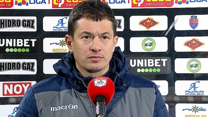 Andrei Prepeliţă, modest după victoria Argeşului cu Viitorul: ”Să fim umili, să nu ni se urce la cap”