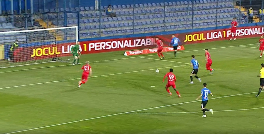 VIDEO | Tatăl lui nu ar fi ratat niciodată! Cum a finalizat George Ganea faza în care golul era mai mult decât probabil