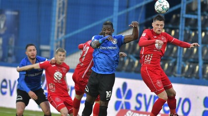 VIDEO | Viitorul - Gaz Metan Mediaş 1-0. Ciobanu a înscris din penalty, pe final de meci. Constănţenii ies din zona retrogradării