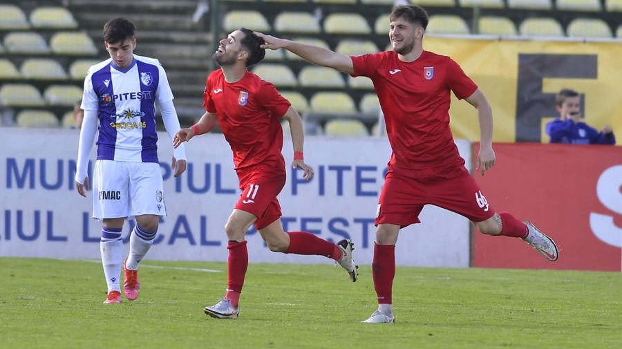 VIDEO | Chindia se răzbună pe FC Argeş şi trece pe primul loc în play-out! Faza care a decis jocul