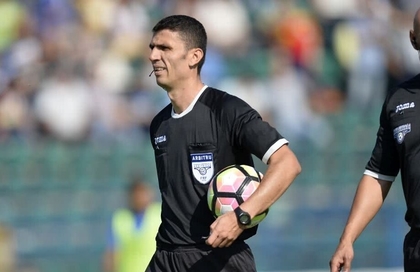 Marcel Bîrsan arbitrează meciul Sepsi - FCSB, de duminică, din play-off-ul Ligii I
