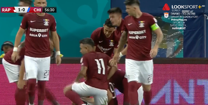 VIDEO | Cel mai norocos gol al ultimilor ani? Adrian Bălan a marcat "fără să vrea" în Rapid - Chindia