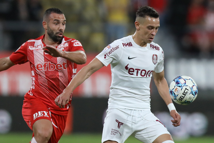 VIDEO ǀ UTA - CFR Cluj 0-1. Reuşită superbă a lui Chipciu! Echipa lui Petrescu s-a apărat în repriza a doua. Arădenii le-au strigat campionilor "Ruşine"