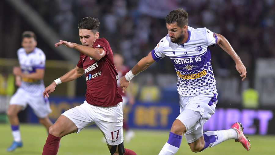 VIDEO | Rapid a câştigat 2-0 cu FC Argeş şi a urcat pentru moment pe locurile de play-off! 