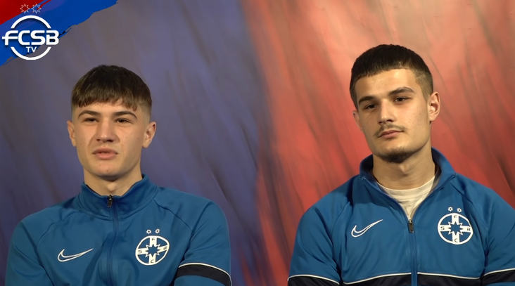 VIDEO | Fraţii Tănasă speră să fie viitoarele staruri ale lui FCSB. ”Munca mea dă roade. Se observă, se vede”