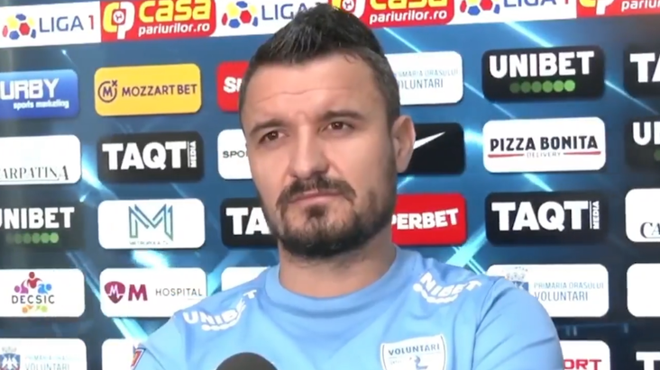 VIDEO ǀ Constantin Budescu a debutat la FC Voluntari. Liviu Ciobotariu l-a introdus în repriza secundă a meciului cu Chindia