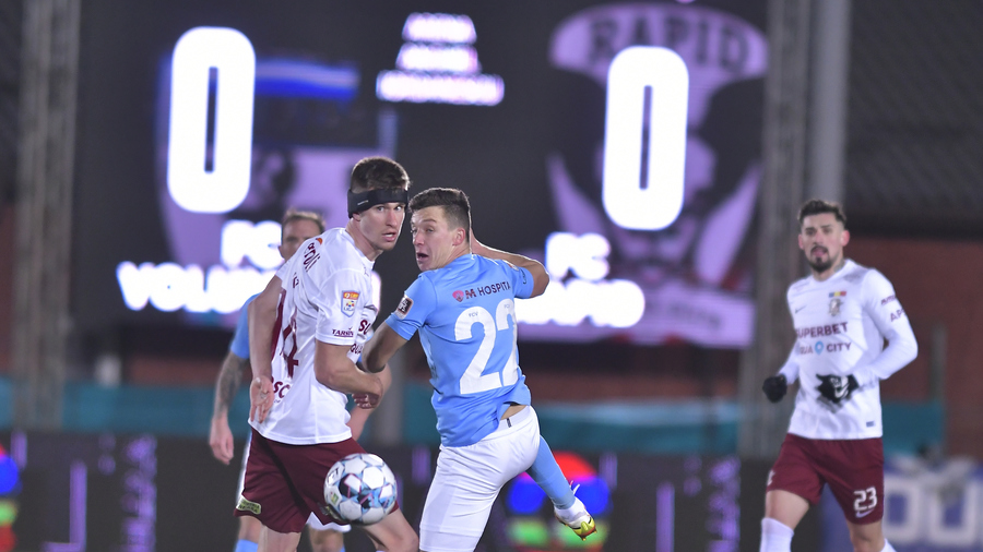 VIDEO | FC Voluntari – Rapid 0-0. Egal nespectaculos în Ilfov. Gazdele păstrează un avantaj important în lupta la play-off