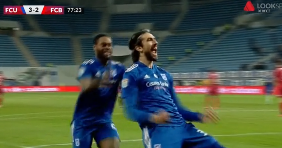 VIDEO | Compagno a reuşit golul etapei. Execuţie de fotbalist mare a jucătorului celor de la FC ”U” Craiova