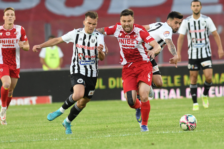 VIDEO | ”U” Cluj – Dinamo 2-0. Victorie răsunătoare, ”şepcile roşii” sunt cu un pas în Casa Liga 1