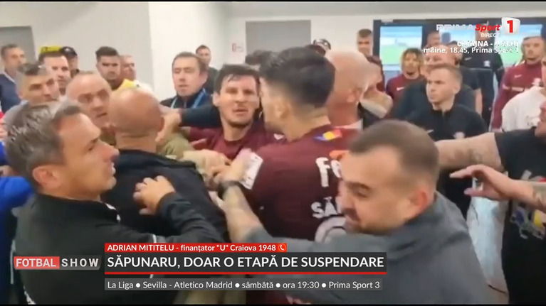 EXCLUSIV | Reacţia lui Adrian Mititelu după ce a aflat de suspendarea lui Săpunaru: "Iar mă trezesc cu un milion de înjurături şi reproşuri..."