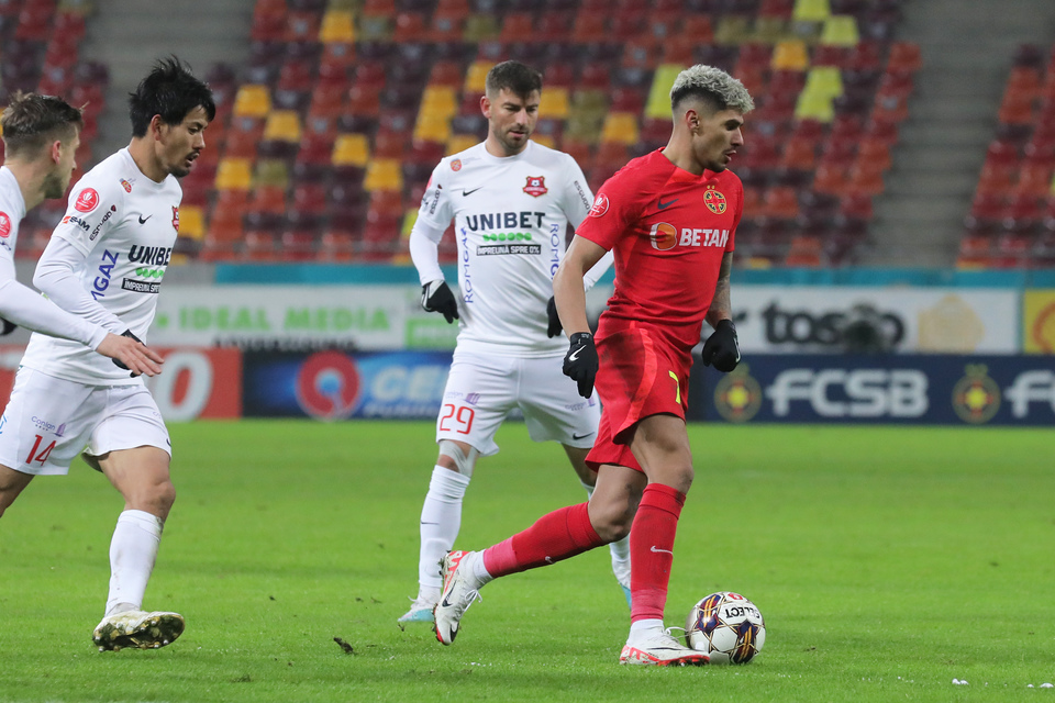 Fotbal: Victorie clară pentru FCSB, 3-0 cu FC Hermannstadt, în Superligă