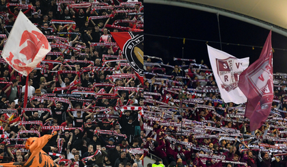 VIDEO | Un Dinamo - Rapid atipic. Fiecare galerie urmăreşte meciul pe stadionul ei