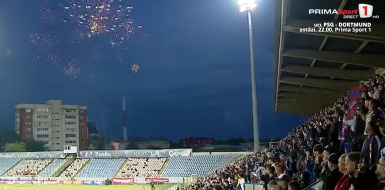 VIDEO | Sărbătoare la Buzău cu artificii! Gloria revine în prima ligă după 15 ani!